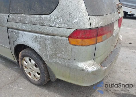 2002 Honda Odyssey Ex-L из США, поврежденный, VIN 5FNRL18922B055643